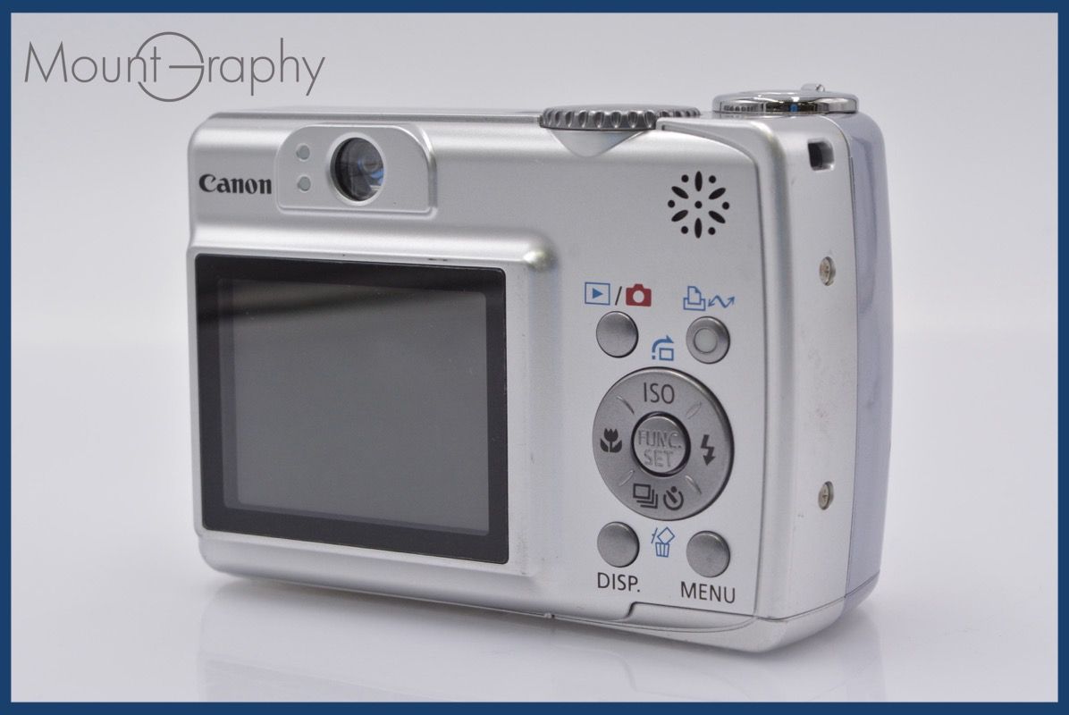 ☆極上美品☆ キヤノン Canon PowerShot A550 4x 単三電池仕様 ☆完動