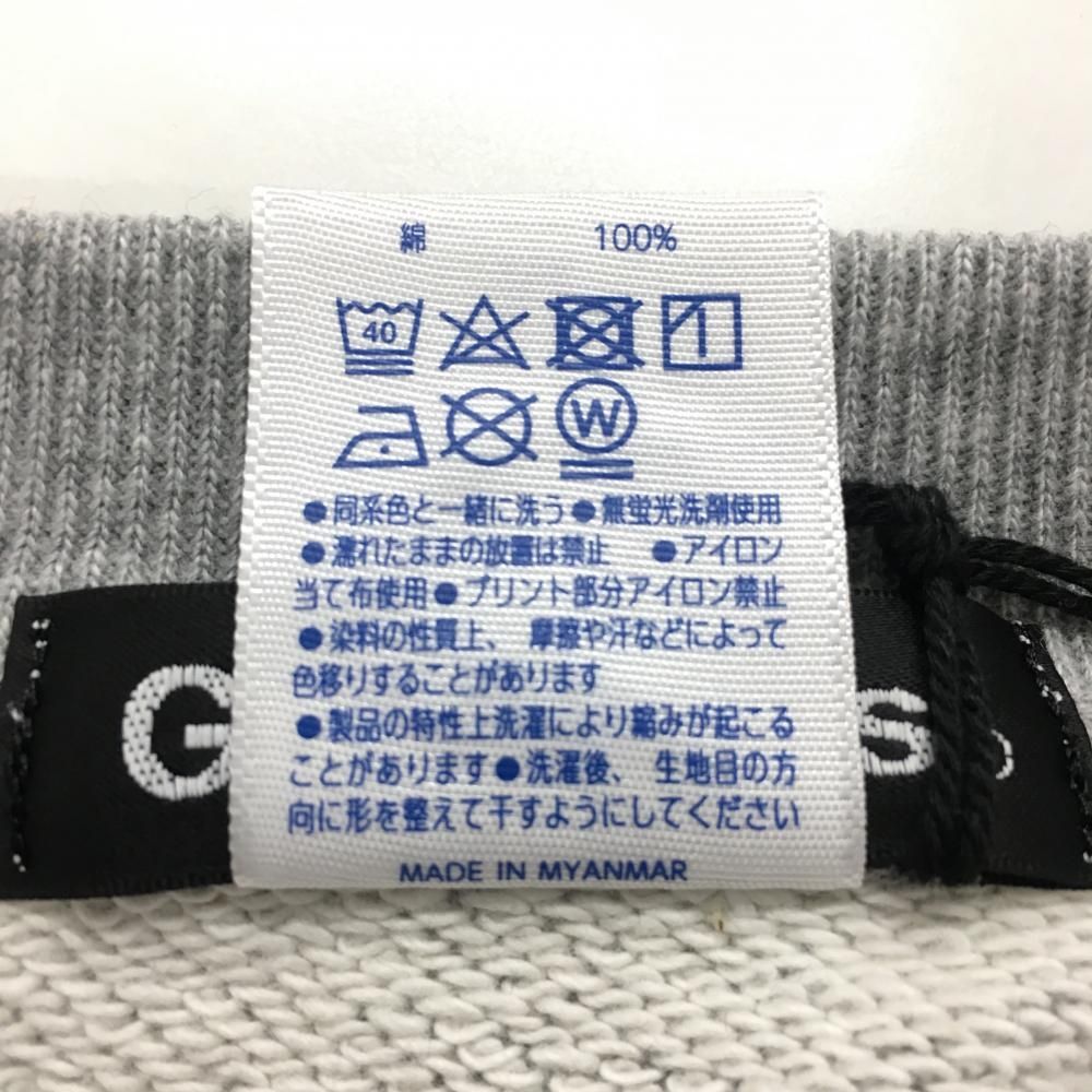 ☆値下げ☆【新品】ゴルフィッカーズ トレーナー グレー×黒 スウェット