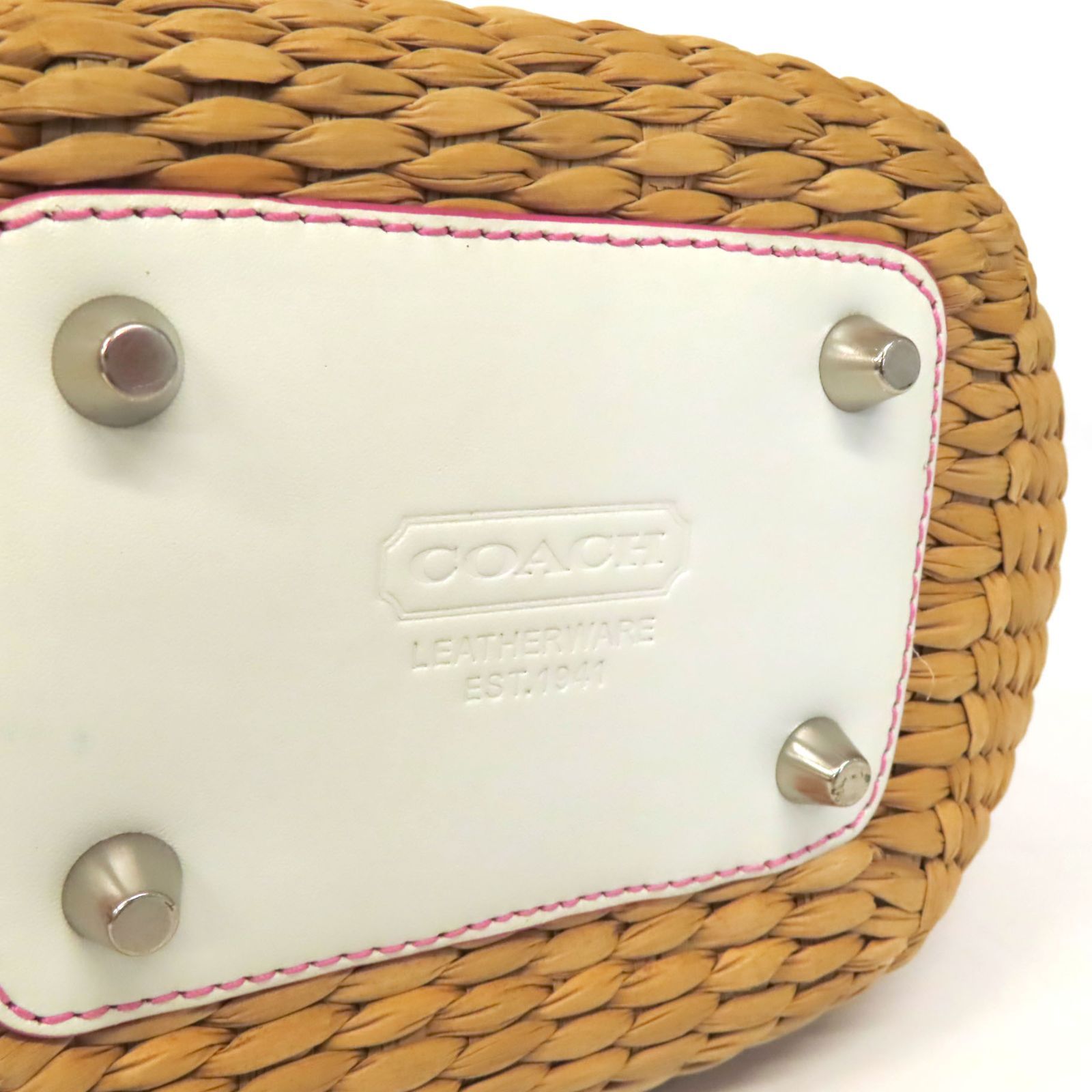 OG25017 美品 COACH コーチ バタフライストローバッグ