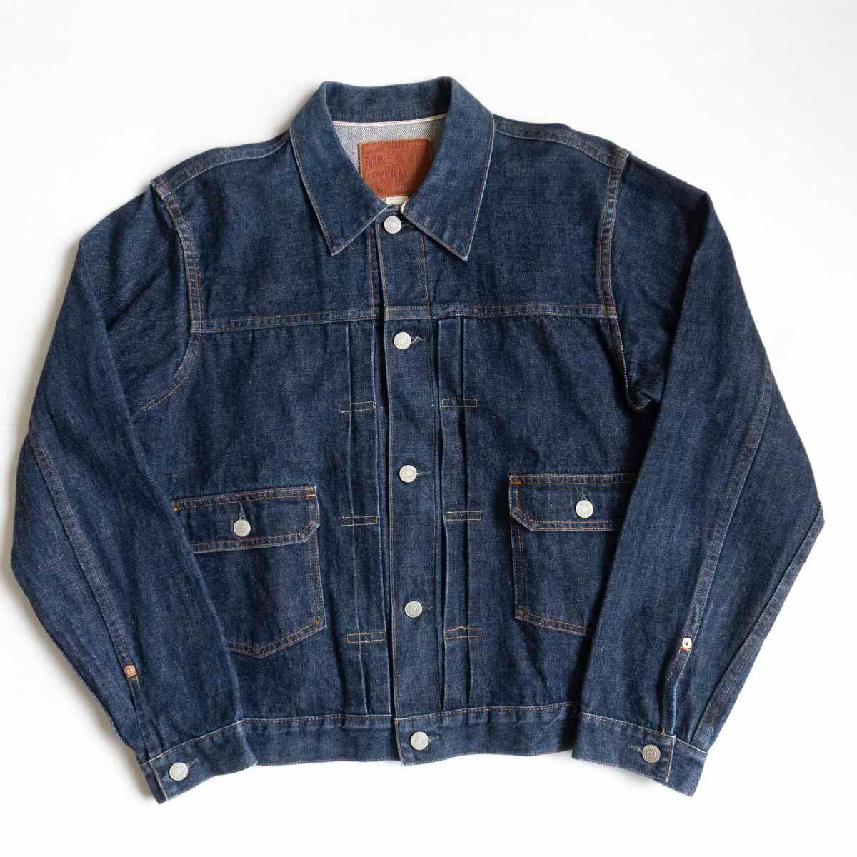 【美品】RRL 【TYPE2 RIGID DENIM JACKET】【アメリカ製】L デニムジャケット セカンド インディゴ Gジャン 2311143