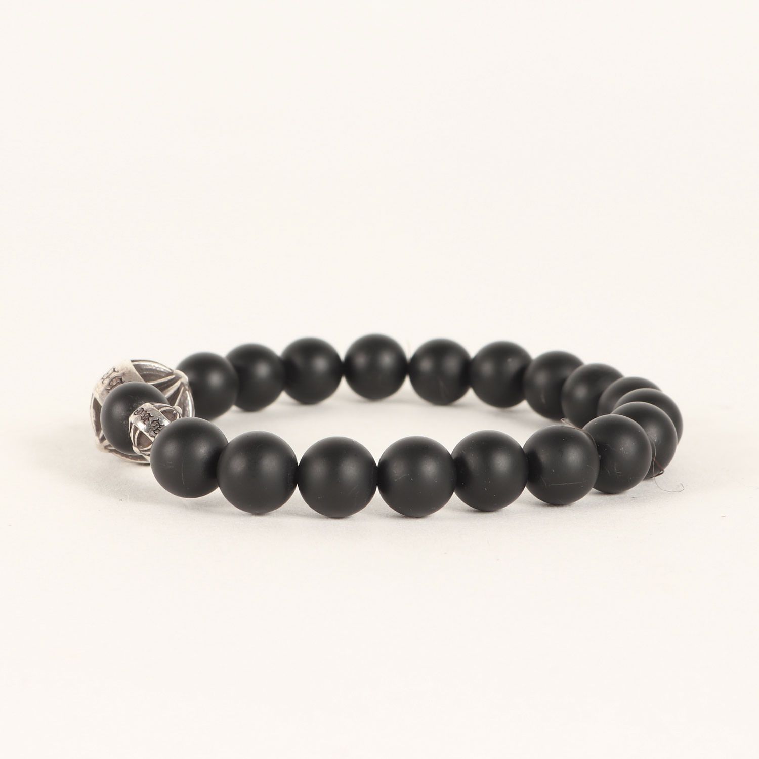 CHROME HEARTS クロムハーツ オニキス & クロスボール ビーズ