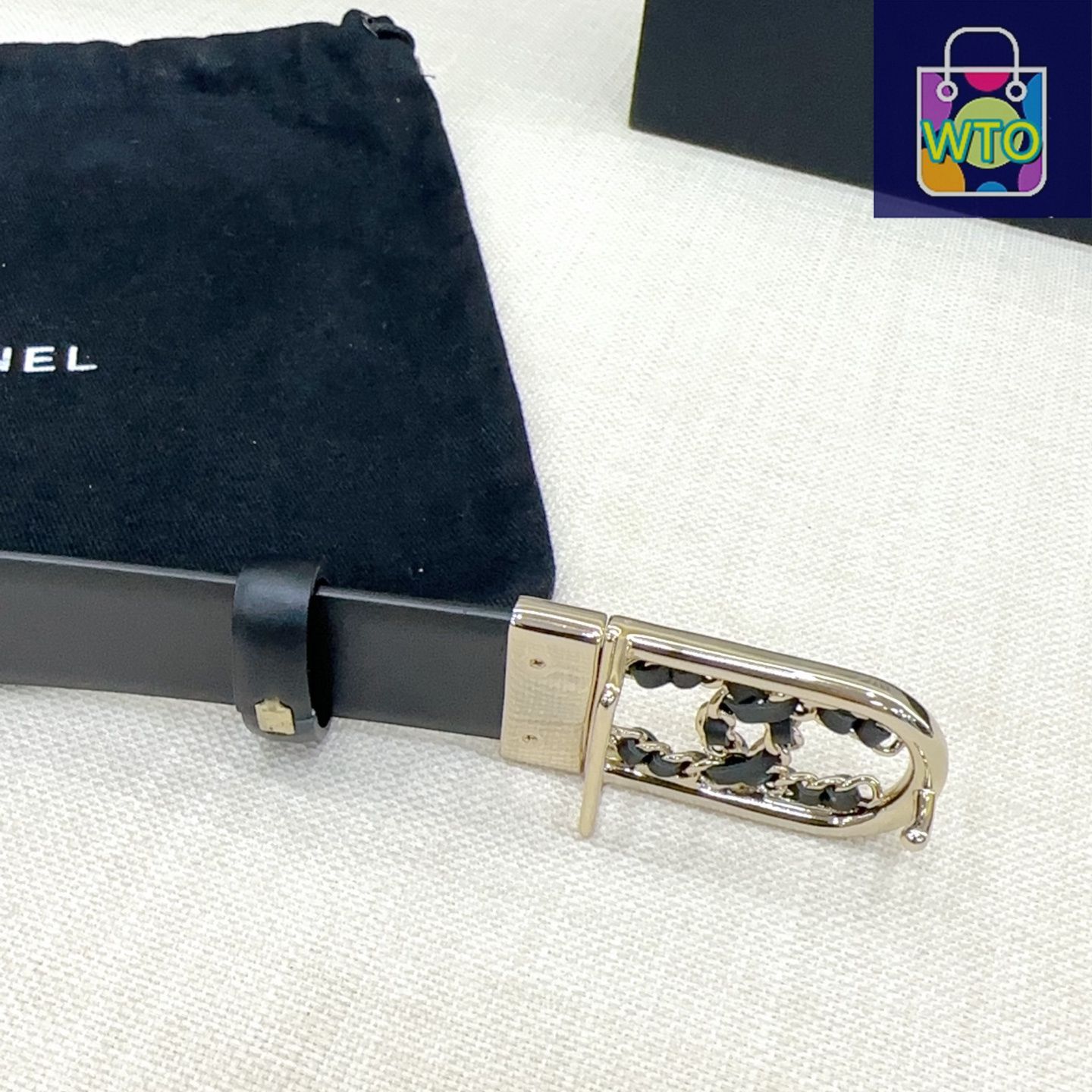 値下げしました！CHANEL レザーベルト90センチ　正規品 今日特価】Chanel ダブルフェイスレザーベルト-1 - メルカリ
