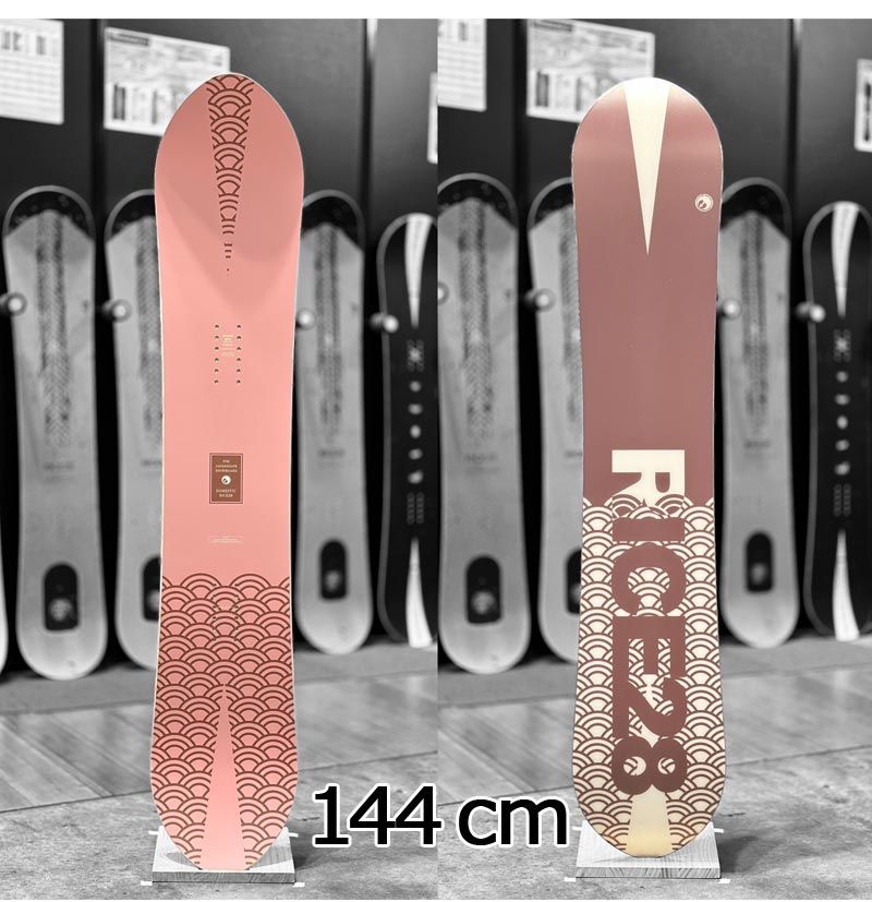 【美品】rice28 rt8 twen pin 144 23-24 RICE28(ﾗｲｽﾄｩｴﾝﾃｨｰｴｲﾄ) / RT8 twin pin [144cm 147cm