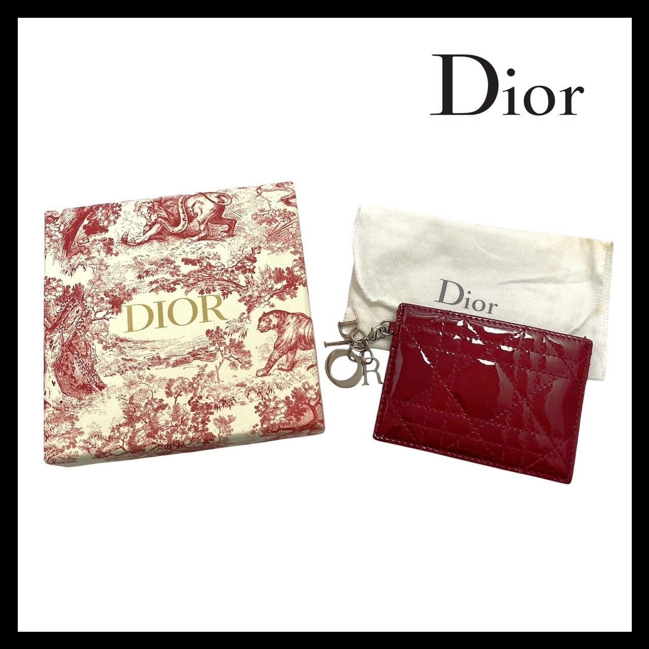 美品♡Christian Dior クリスチャン ディオール カードケース Christian Dior 超美品 クリスチャン ディオール レディ