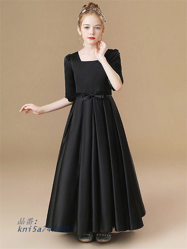 黒 ジュニアドレス