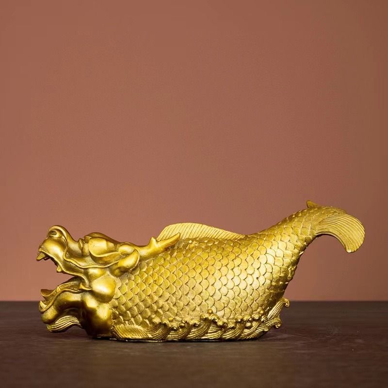 中国風水飾り 緑の魚彫刻置物 中国古美術・珍品旧藏・ 魚文様・