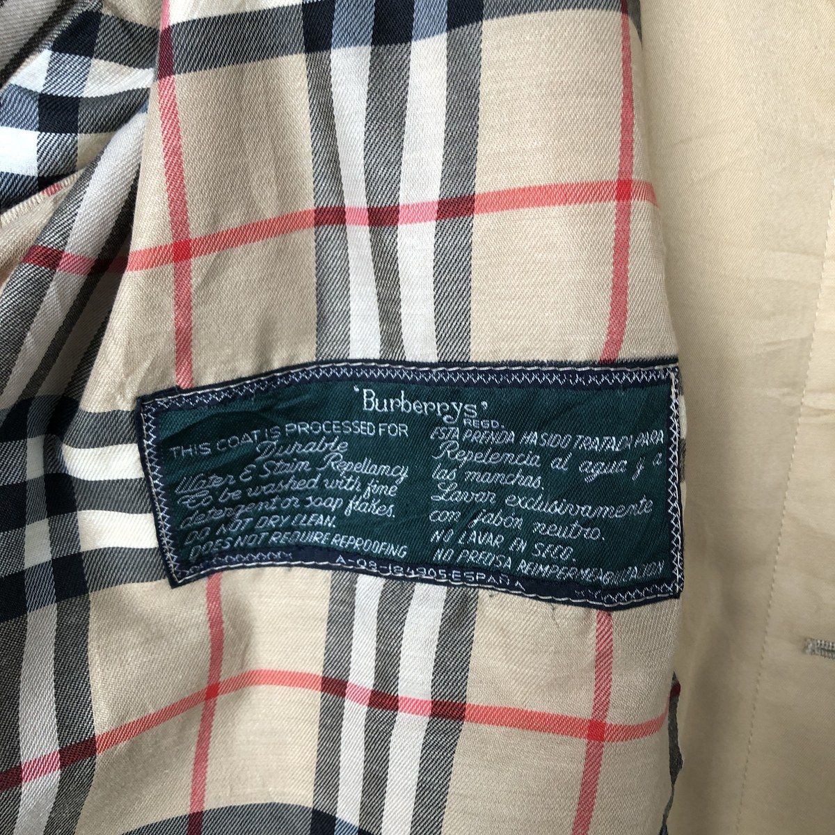 古着 バーバリー Burberry's ステンカラーコート バルマカーン