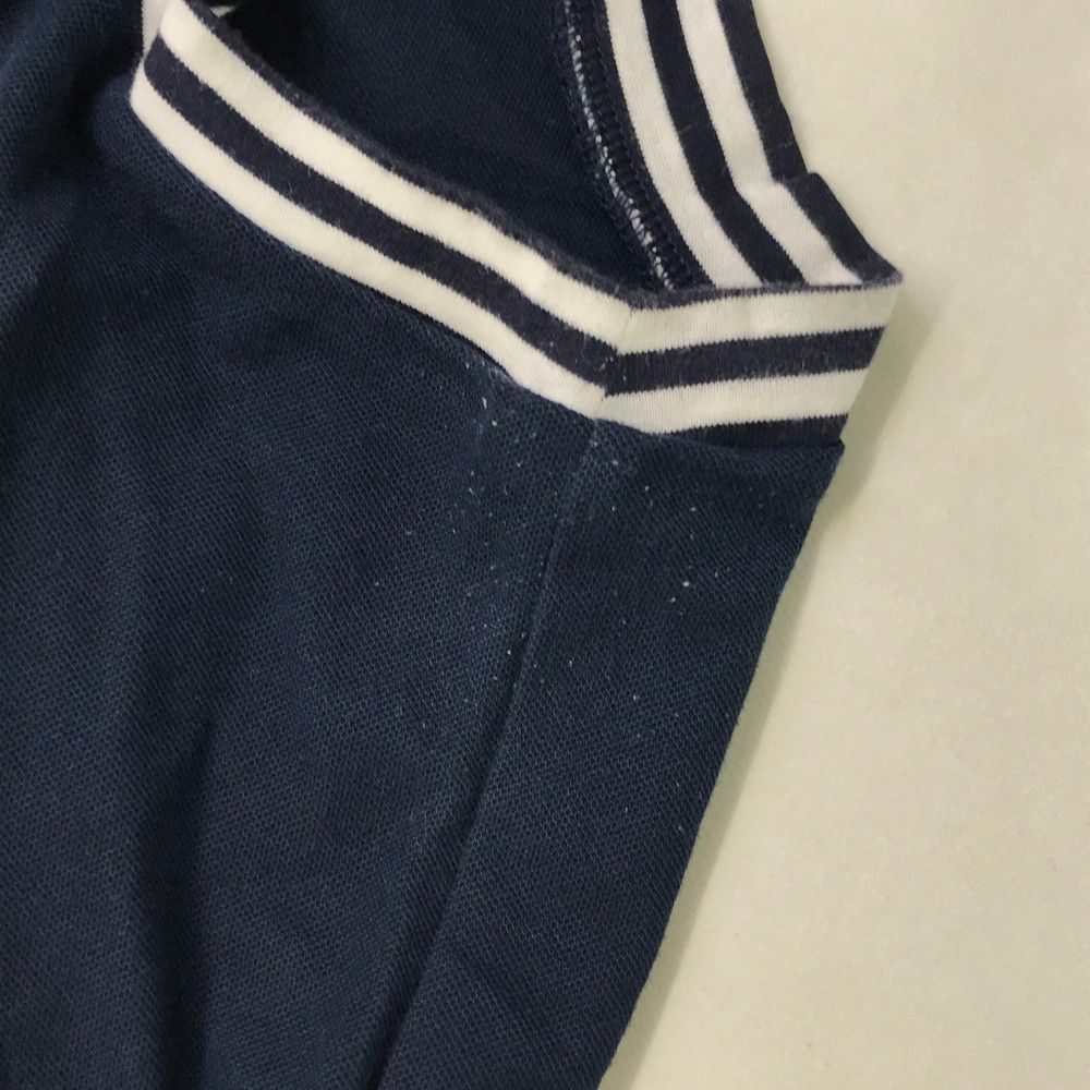 サイズ：40 ARCHIVIO アルチビオ ノースリーブ ポロシャツ ネイビー系