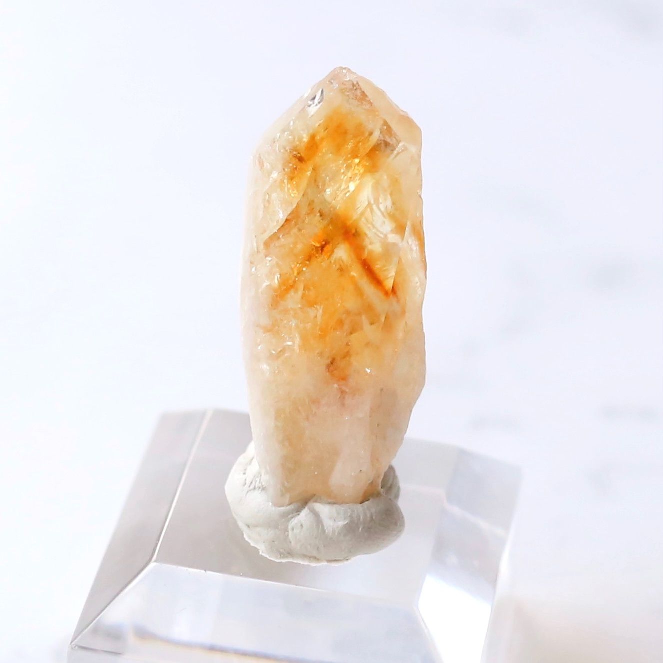 ファントムシトリン 原石 天然石 黄水晶 鉱物 標本 金運 財運 宝くじ