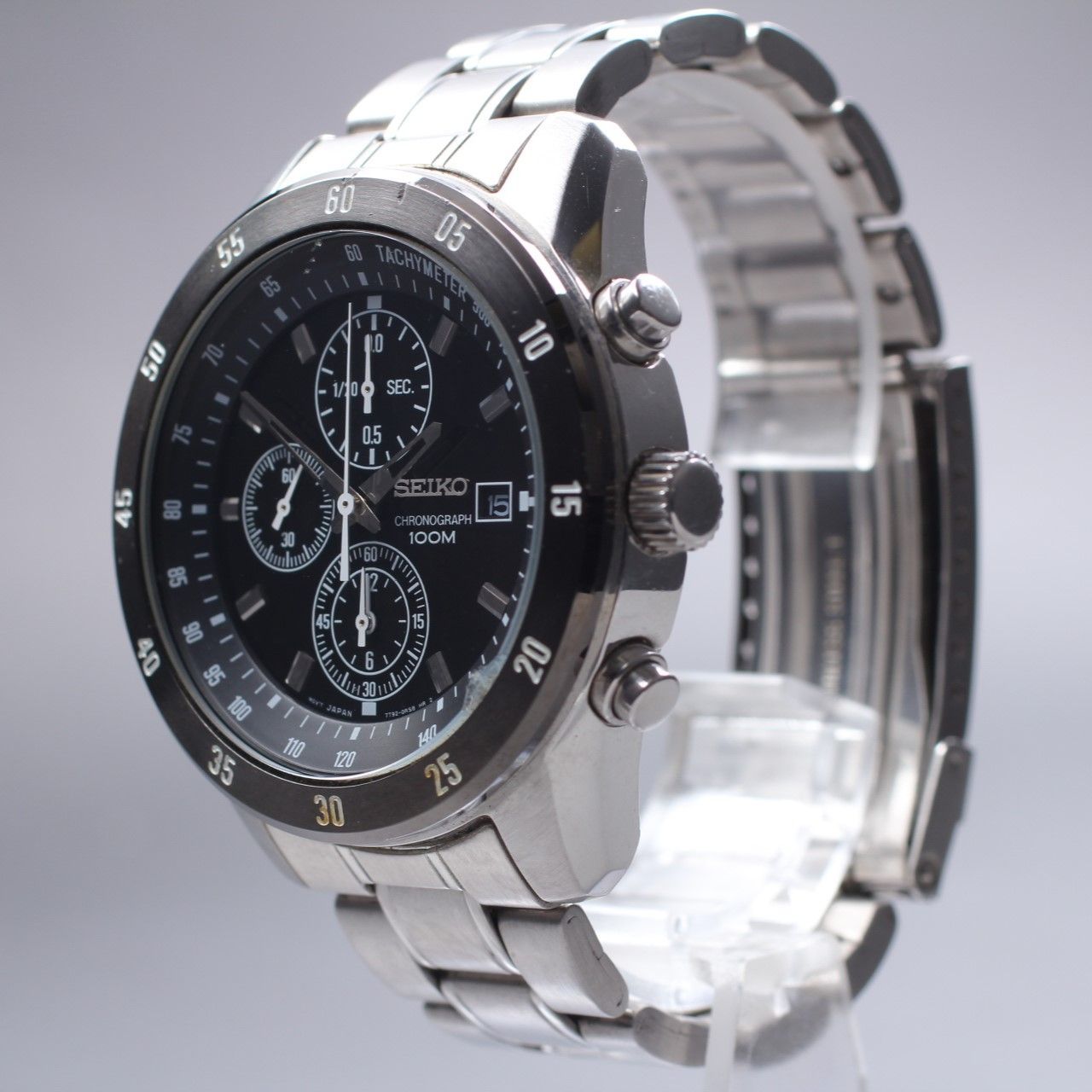 SEIKO セイコー クロノグラフ 7T92-0LV0 メンズ腕時計 ☆稼働品 SEIKO 