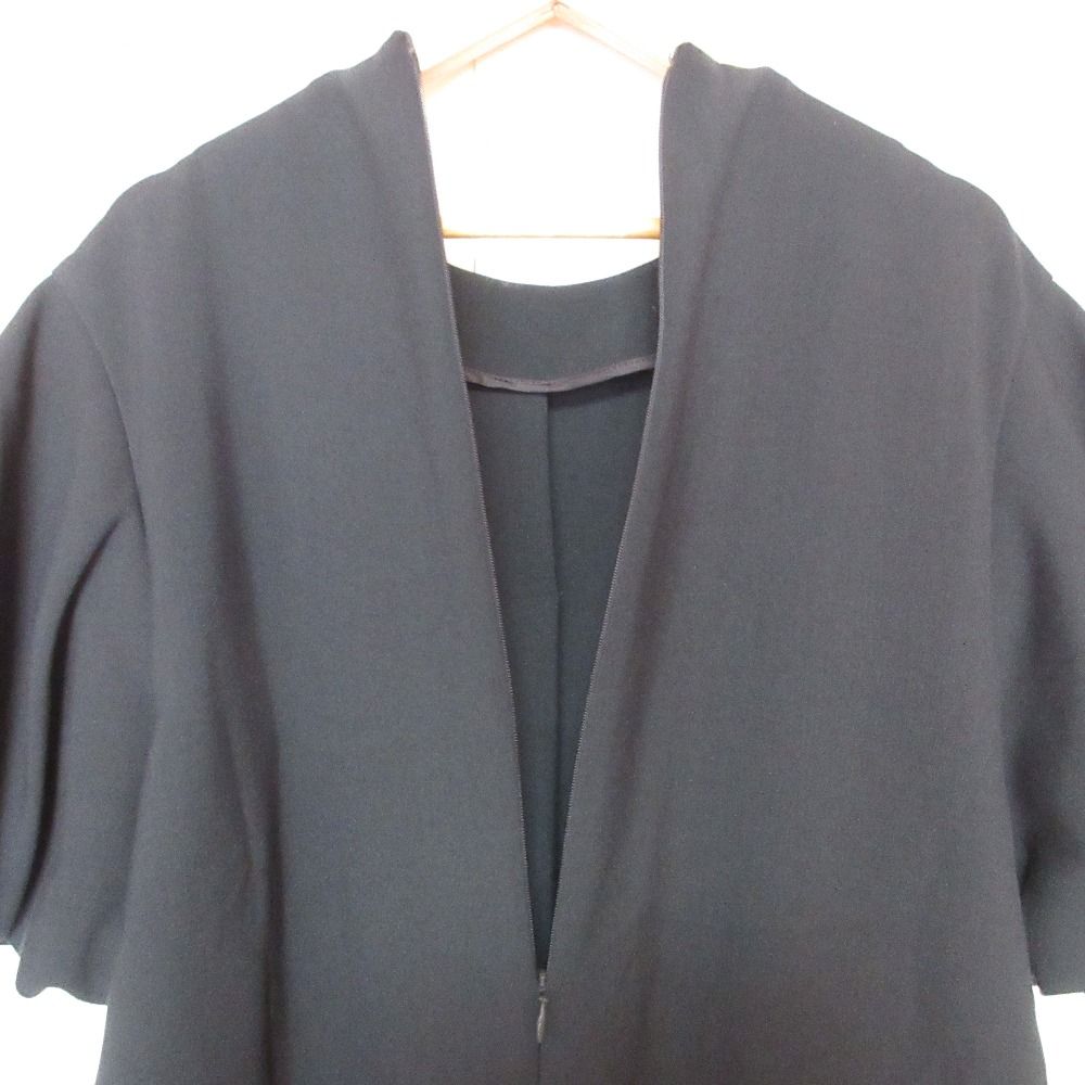 美品【ヨーコチャン】ワンピース L 40 白 パール 半袖 美品【ヨーコ