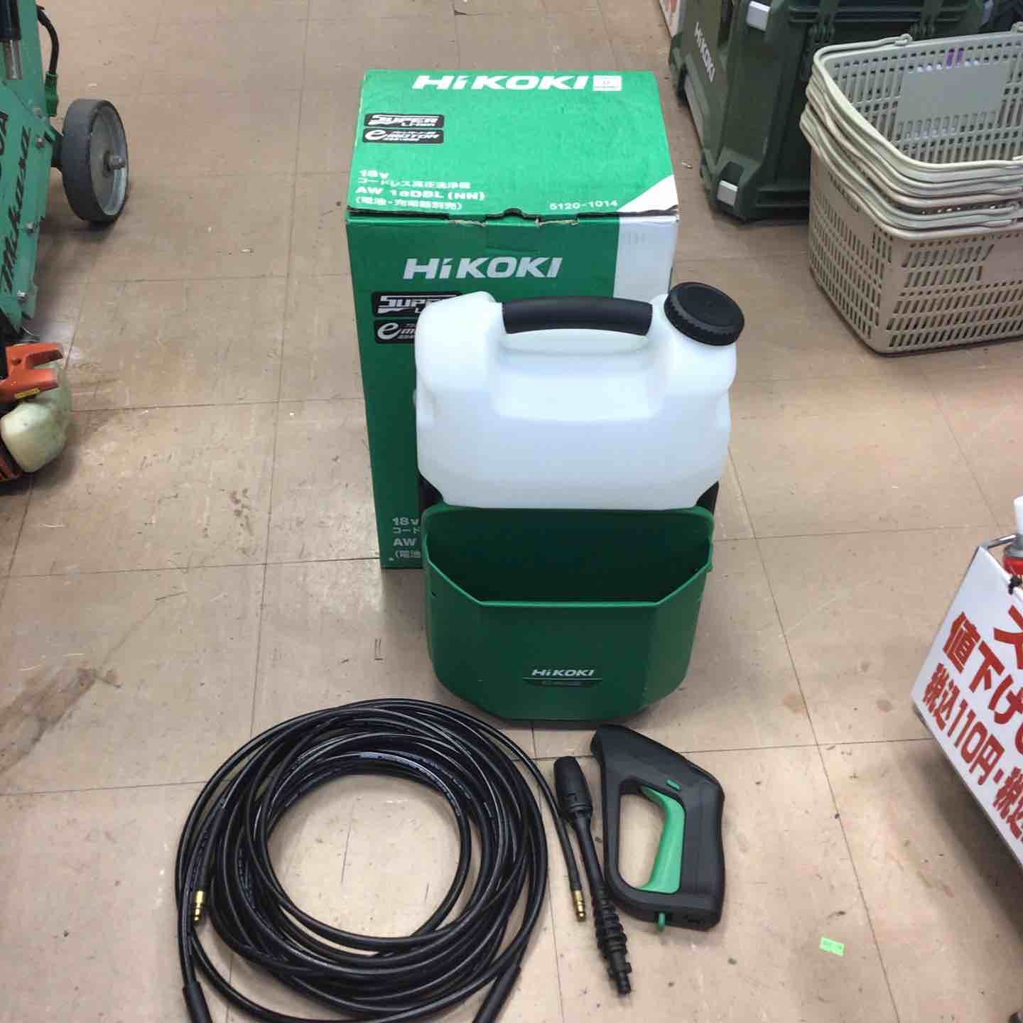 HiKOKI(ハイコーキ) AW18DBL(NN) 充電式高圧洗浄機 18V
