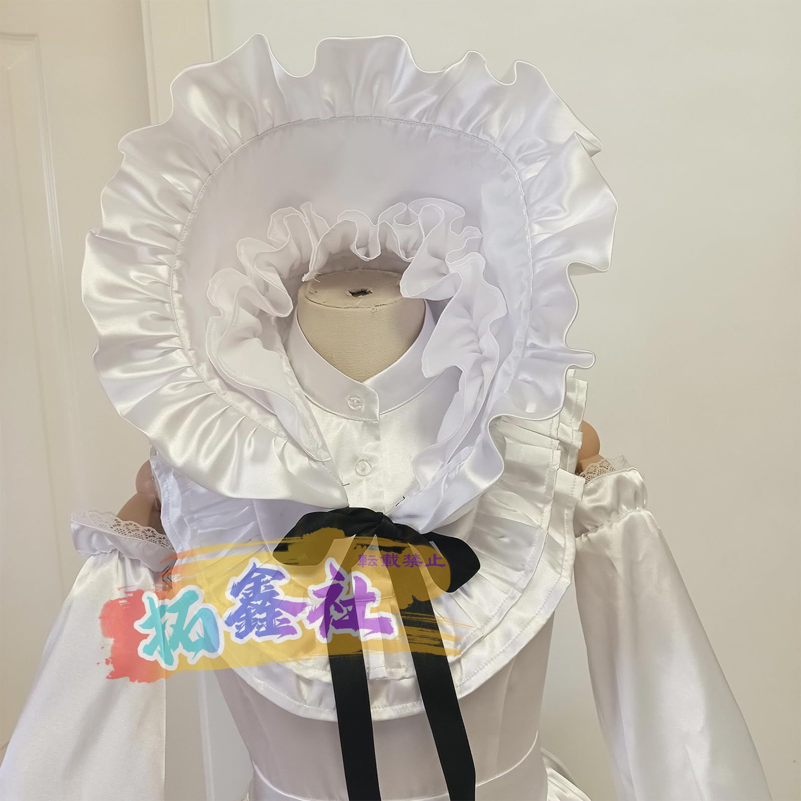 力強い 初音ミク MIKU コスプレ衣装 mi 古典人形 白い洋服 COSPLAY衣装 変装 仮装 舞台 イベント学園祭 文化祭 パーティー変装 正面から向き合った