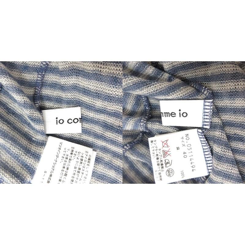イオコムイオ io comme io センソユニコ カットソー ニットソー 40 レディース ７分袖 日本製 楽天市場】io comme io(イオコムイオ センソユニコ) ワンピース
