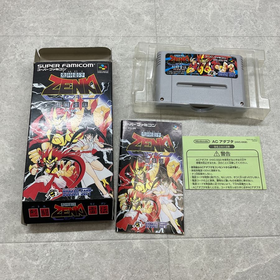 新品スーパーファミコン 鬼神童子ZENKI ゼンキ 烈闘雷伝 バトルライデン mqdefault.jpg