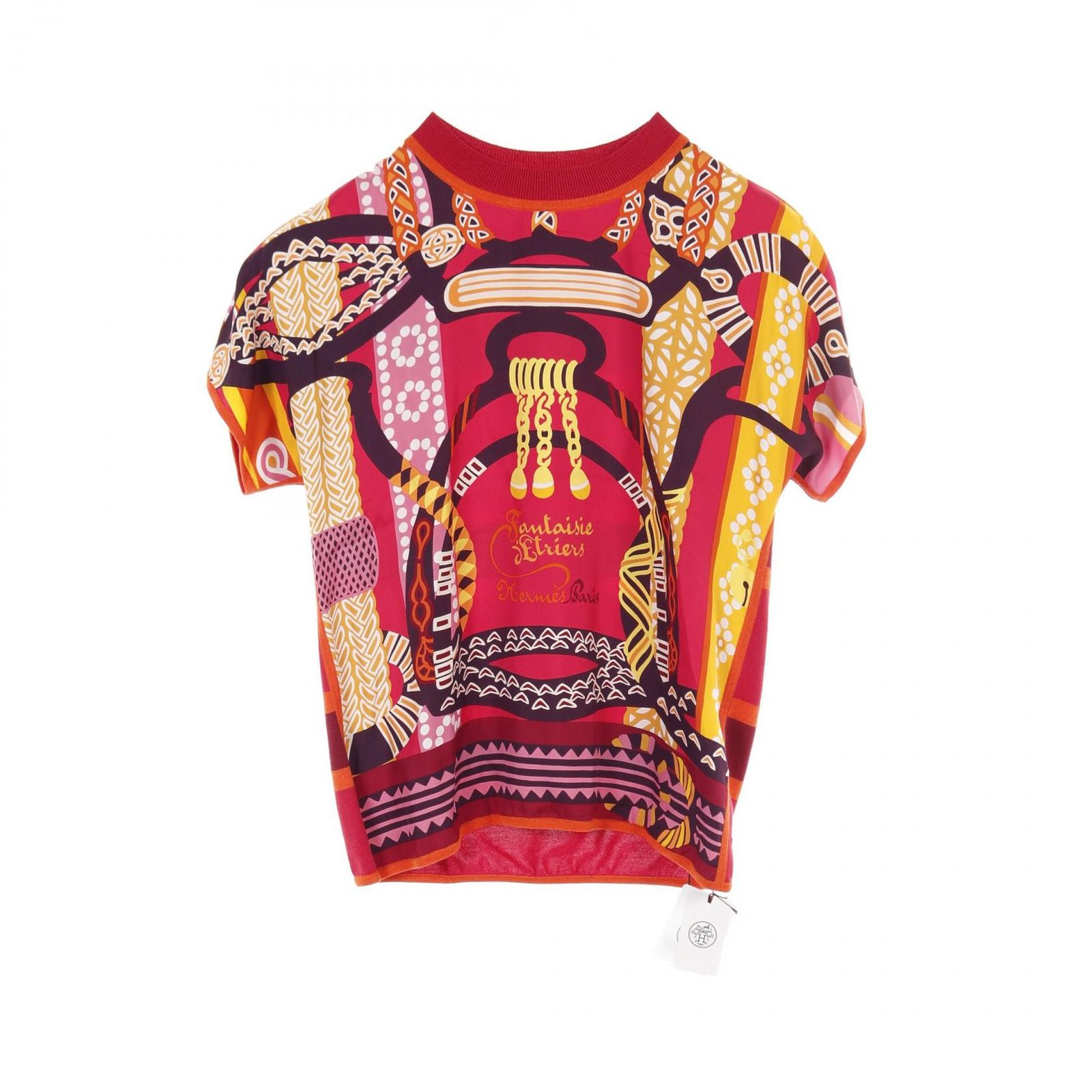 HERMES エルメス Fantaisie d Etriers カットソー