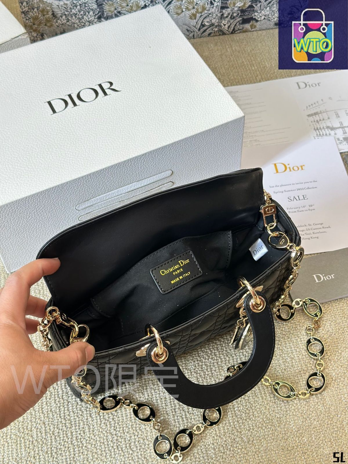 Dior/ハンドバッグ、リュック、小銭入れ、手首バッグ