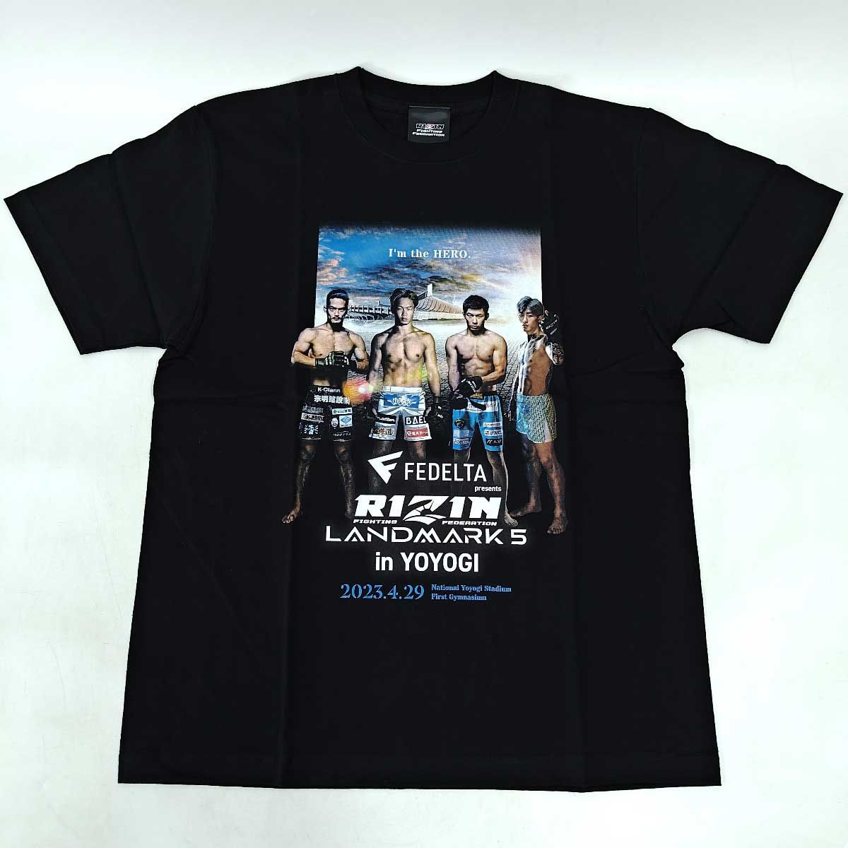 未使用】RIZIN ライジン ランドマーク5 Tシャツ 牛久絢太郎 朝倉未来 斎藤裕 平本蓮 Lブラック メンズ 格闘技 - メルカリ