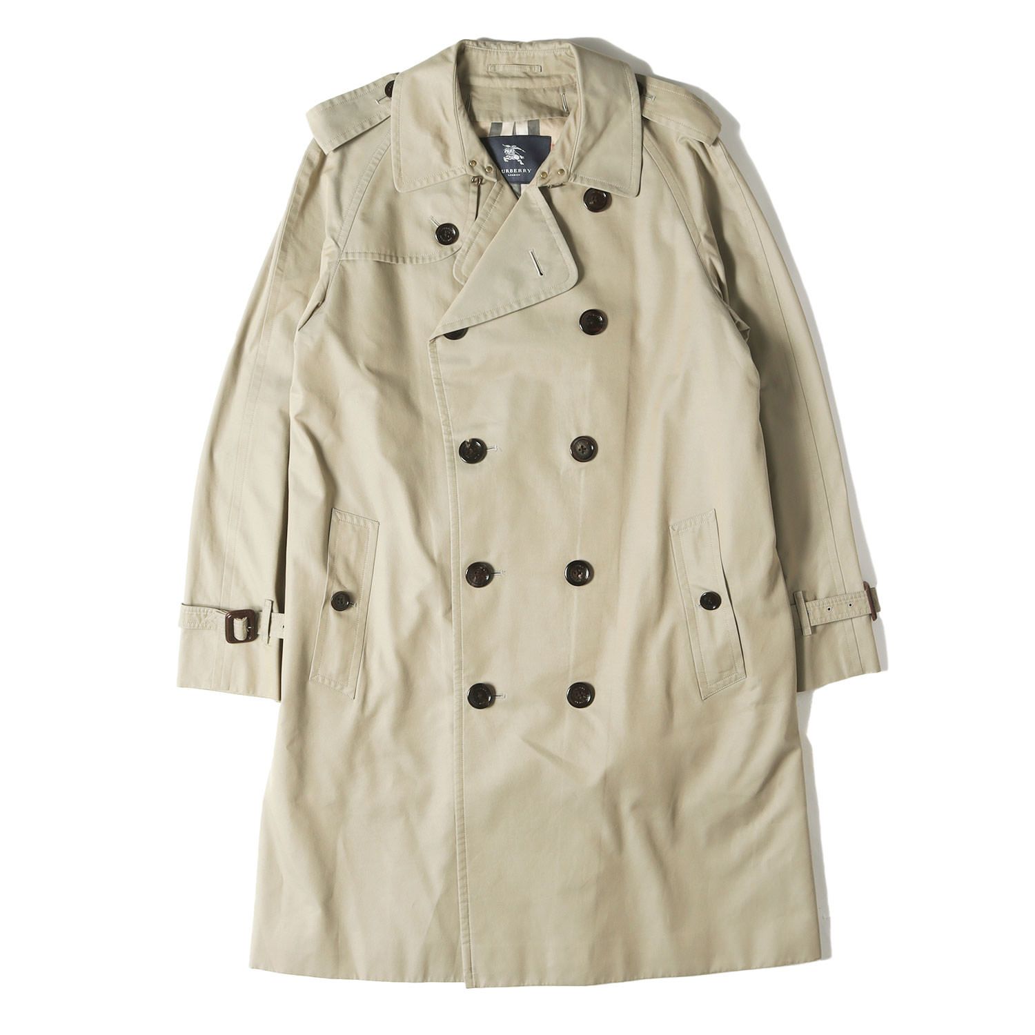BURBERRY メンズ トレンチコート ノバチェック BURBERRY バーバリー コート サイズ:LL 裏地ノバチェック ツイル