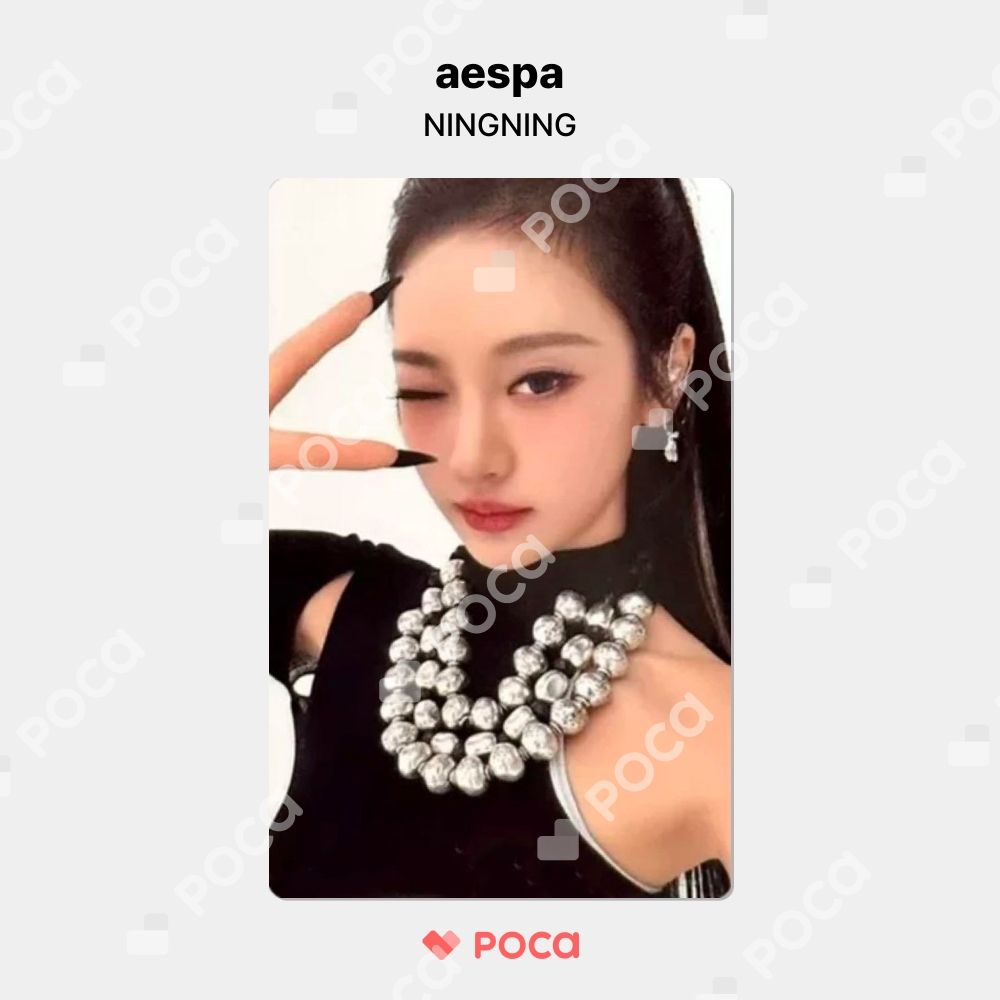 aespa ペンミ　購入特典トレカ　ニンニン NINGNING ☆SGS限定トレカ aespa エスパ ニンニン NINGNING ペンライトの