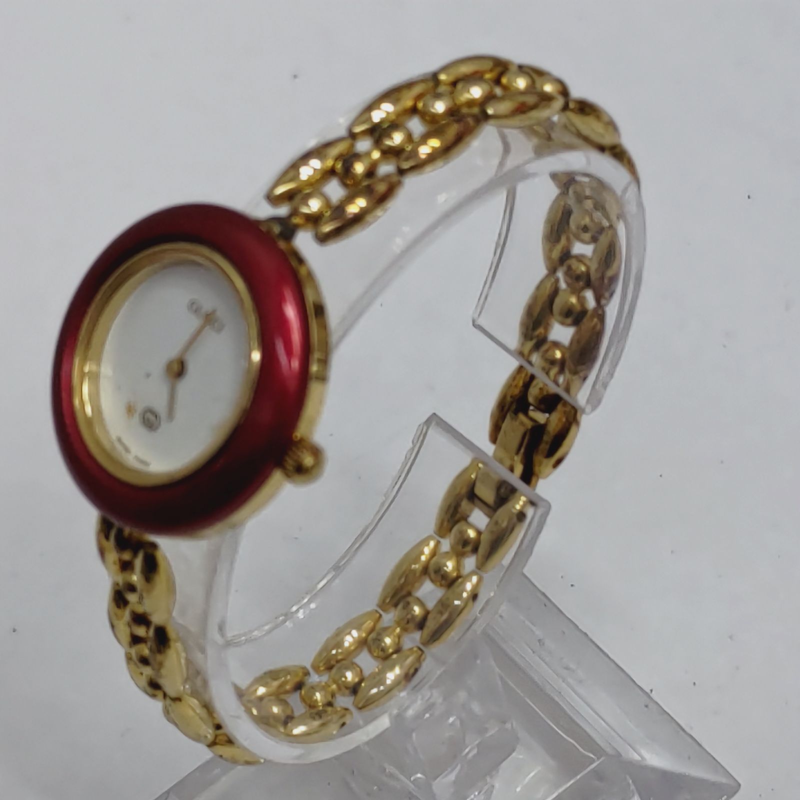 S95176 GUCCI グッチ ゴールド レッド アクセサリー 腕時計
