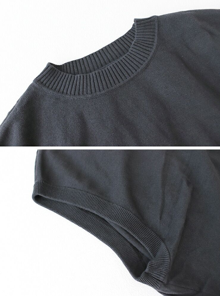  マオメイド mao made やわらかコットン バックタックだるまベスト 541105 ニット プルオーバー クルーネック 洗える レディース 2025秋冬 ニットベスト ベスト ジレ ビスチェ