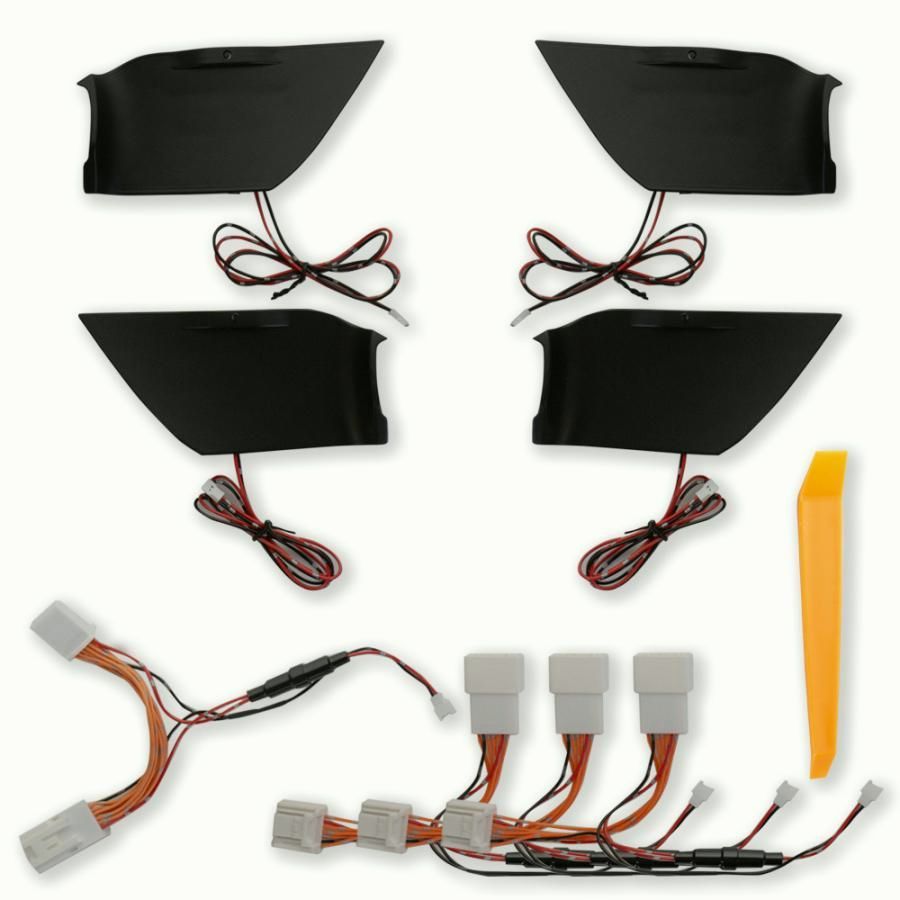 プリウス 60系 8色切り替え インナードアランプ 4p LED 室内灯 インテリア ドレスアップ トヨタ 爆買 シェアスタイル カスタム BRIGHTFACE_UK