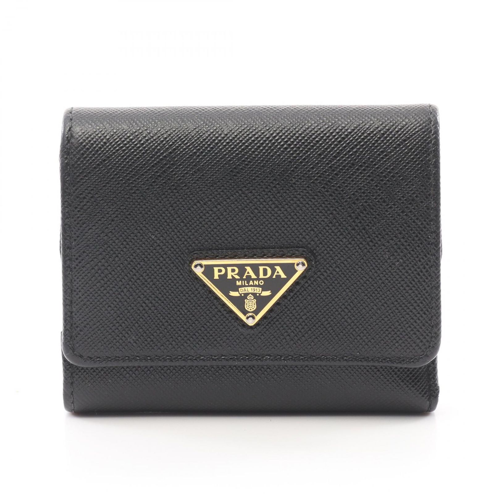 PRADA プラダ SAFFIANO TRIANGOLO 三つ折り長財布 【公式通販】