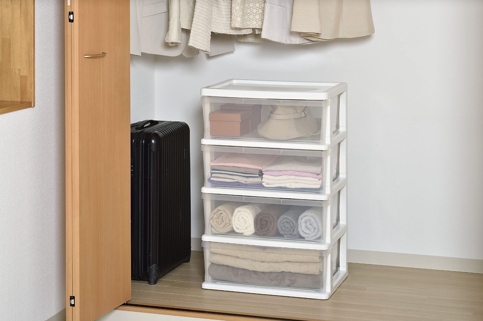 アイデア次第で組合わせ自由自在❤大容量＆大収納❣スタイリッシュ☆ワードローブ ワードローブ 組み立て NNCLS」の人気商品一覧 | 安い商品を通販