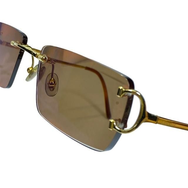 Cartier カルティエ 2C CT0092O リムレス サングラス スクエア