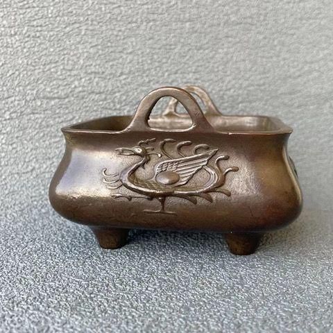 銅器 香炉 神獣香炉 香道具 茶道具 工芸品 置物