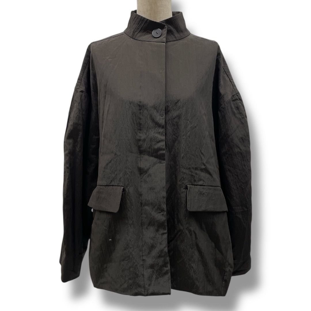 SIWEM シウム TYPEWRITER CREPE COCOON BLOUSON ブルゾン ジャンパー 