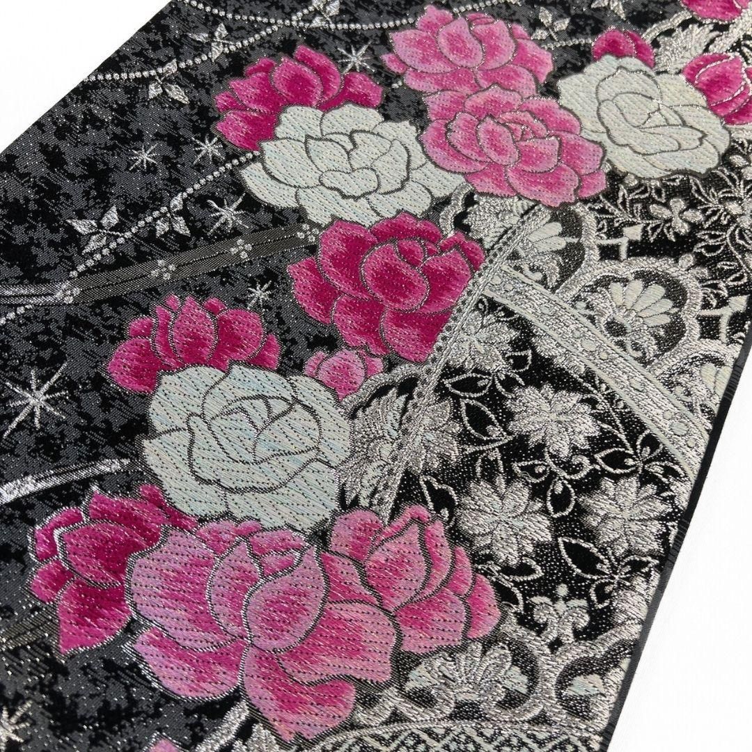 未着用　作家もの　唐織　唐花模様　ライトグレー　袋帯　着物　121a p 未着用 作家もの 唐織 唐花模様 ライトグレー 袋帯 着物 121a p - メルカリ