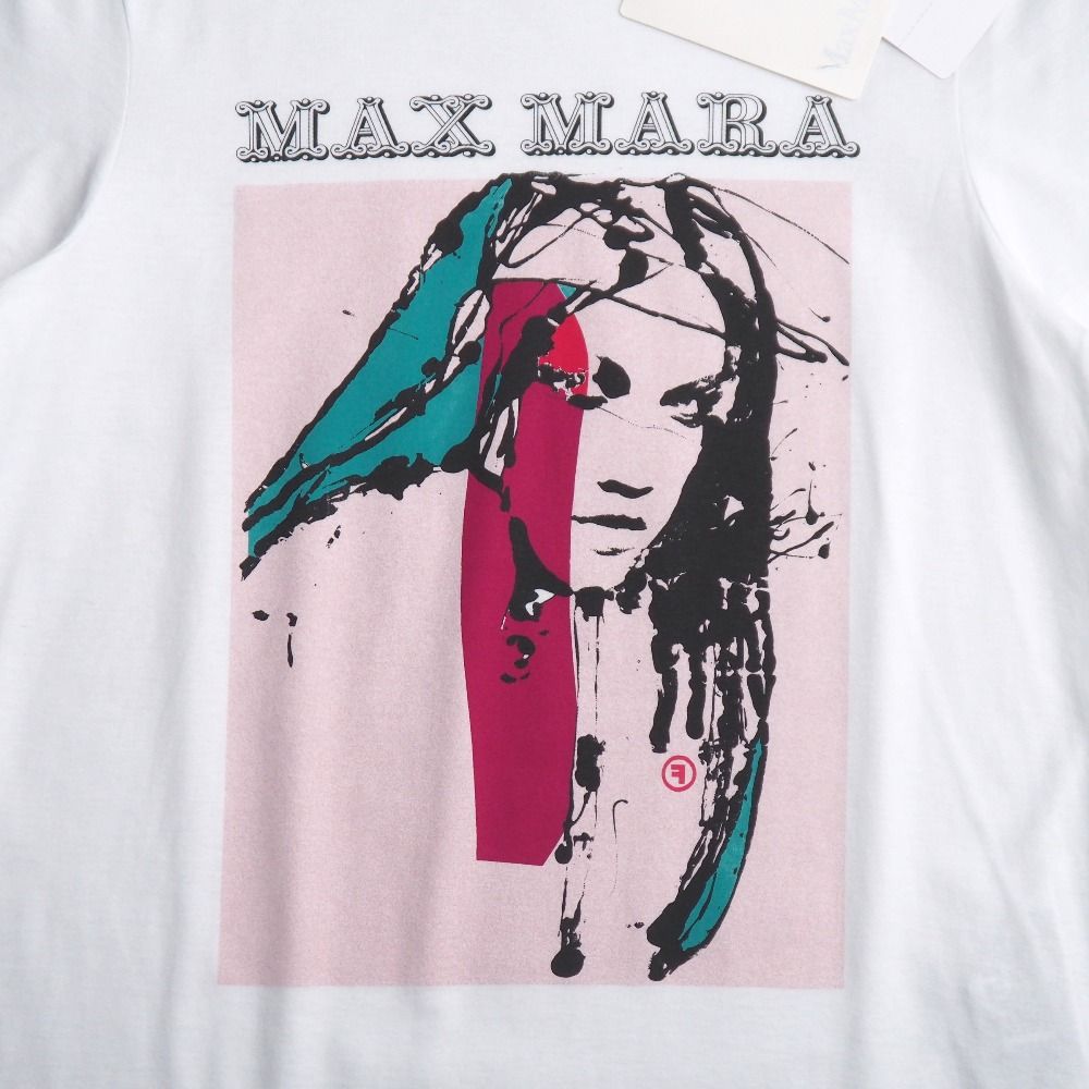 □未使用品□MAX MARA マックスマーラ 半袖Tシャツ サイズS コットン  