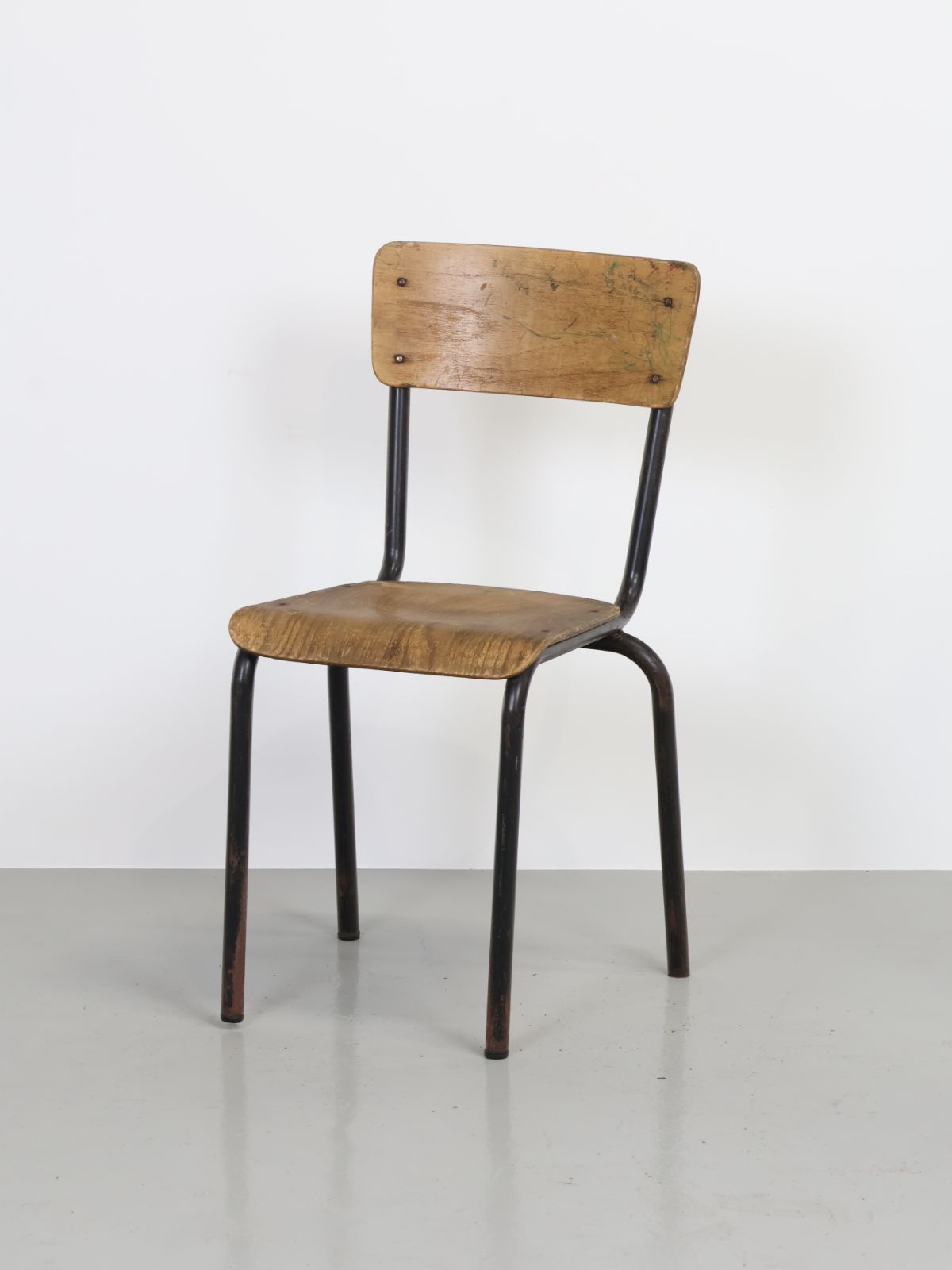 Chair Vintage School chair Netherlands oak