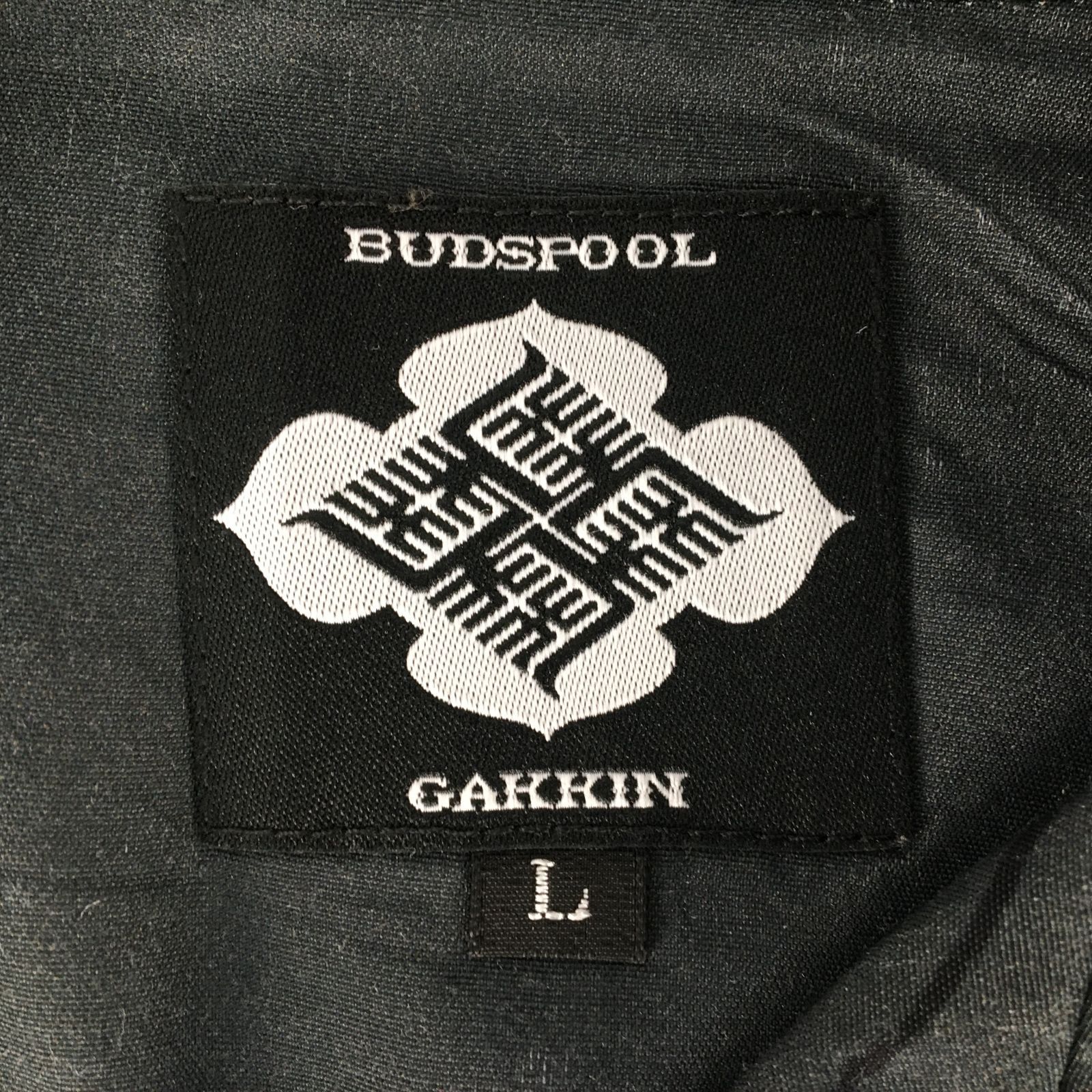 GAKKIN × BUDSPOOL 廻り花 HAWAIIAN SHIRT アロハシャツ /m