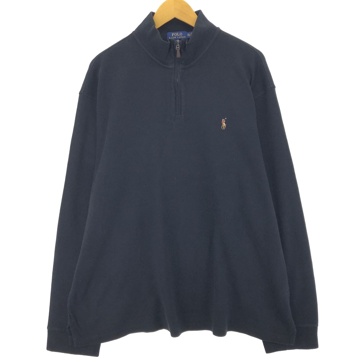 古着 ラルフローレン Ralph Lauren POLO RALPH LAUREN ハーフジップスウェットシャツ トレーナー  メンズXXL相当/eaa468581 - メルカリ