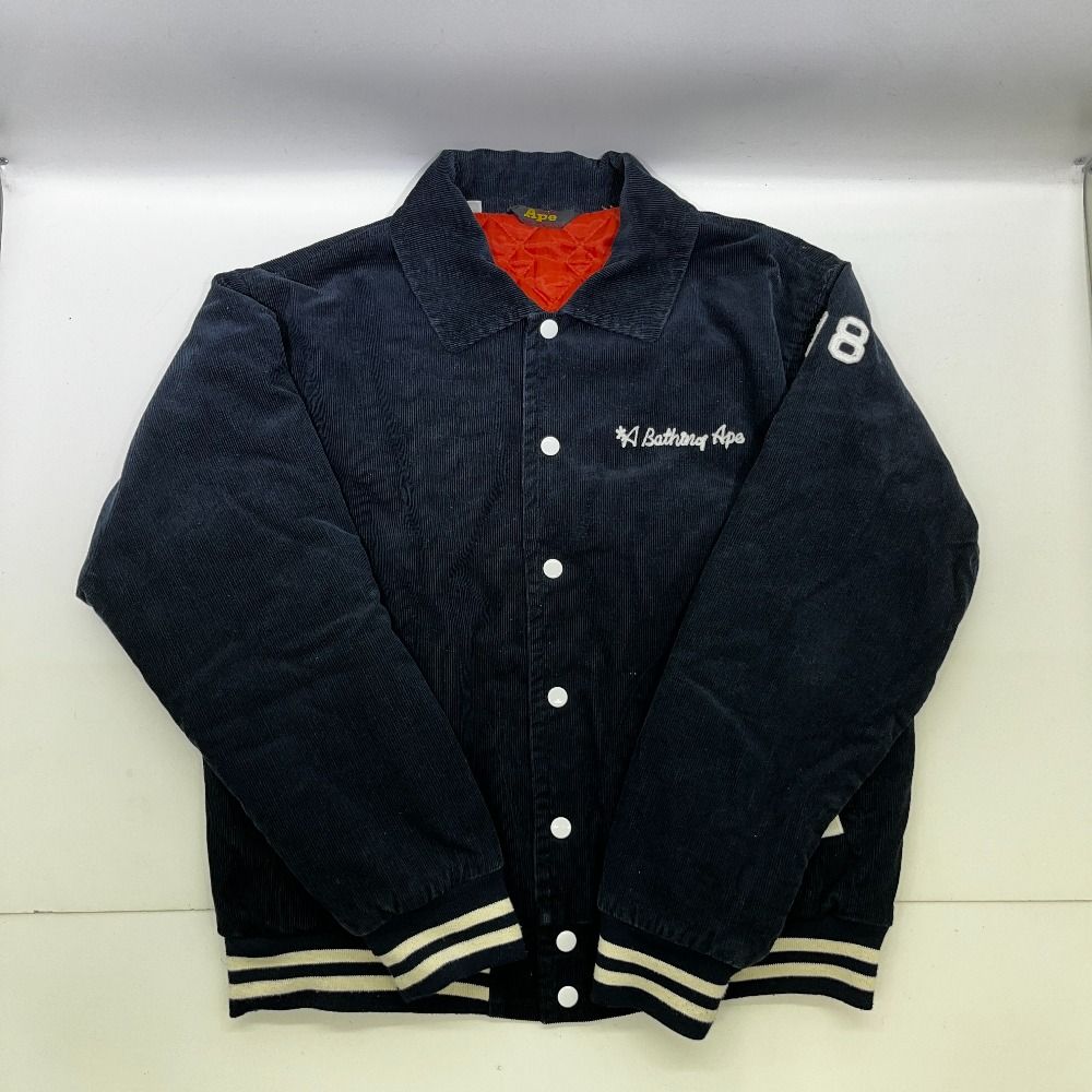 A BATHING APE コーデュロイ スタジャン　ブルゾン　初期978 A BATHING APE コーデュロイ スタジャンブルゾン初期978