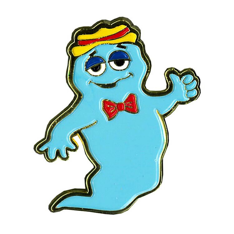 メール便発送】ピンバッジ アメリカン ラペル ピン （ゴースト