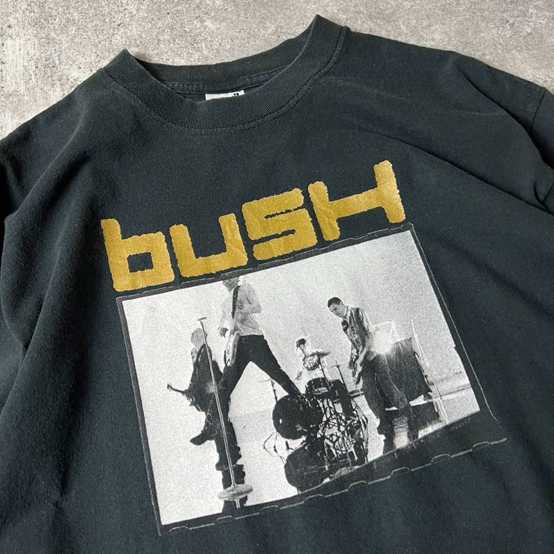 00s bush 2002 GOLDEN TATE TOUR プリント 半袖 Tシャツ L / 00年代