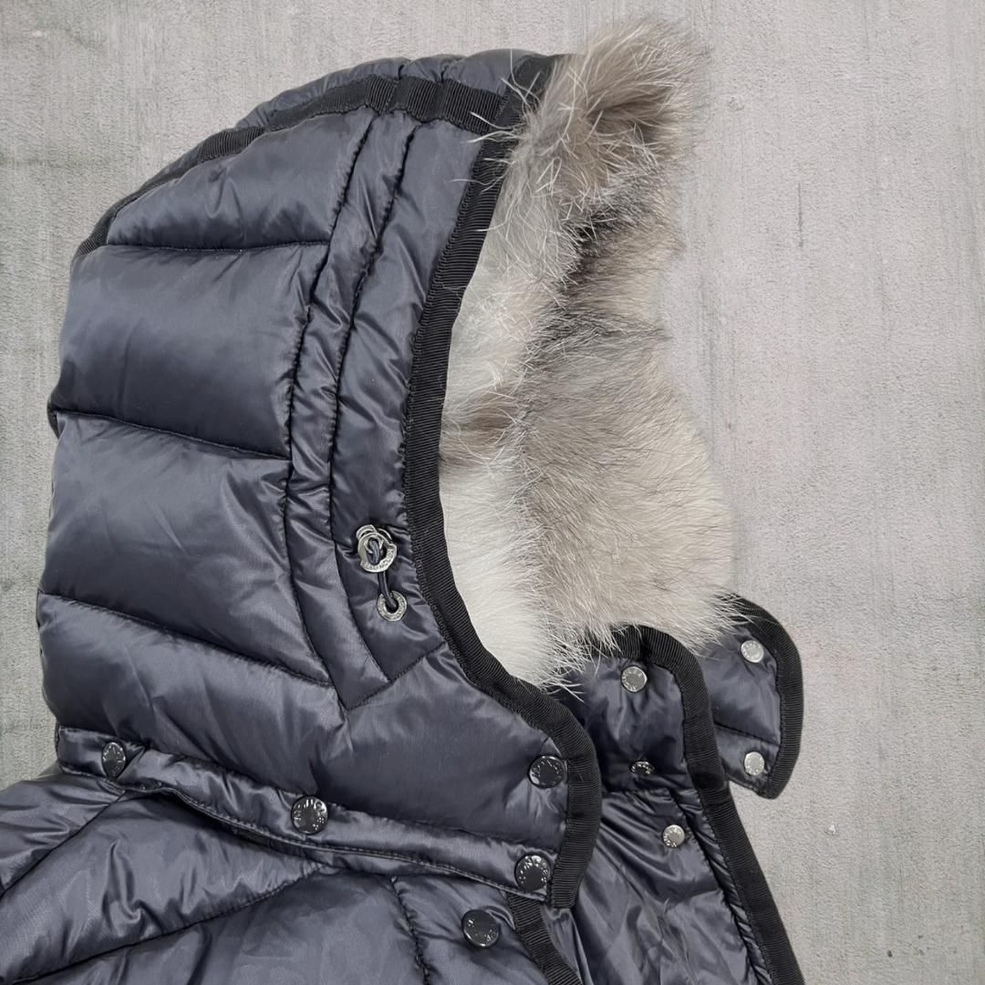 定価４０万円 MONCLER HERMIFUR Foxfur TG00～TG5 Navy Color SIROKUMA-CORPORATION_COM
