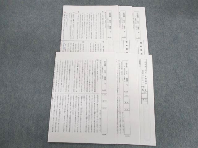 浜学園　小5 国語　Vクラス 浜学園 小5 国語 Vクラス プリント・テストセット 【計6回分】 2020