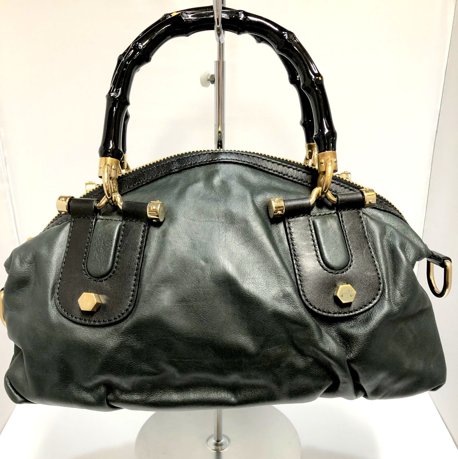 GUCCI グッチ ハンドバッグ 189869 バンブー - メルカリ