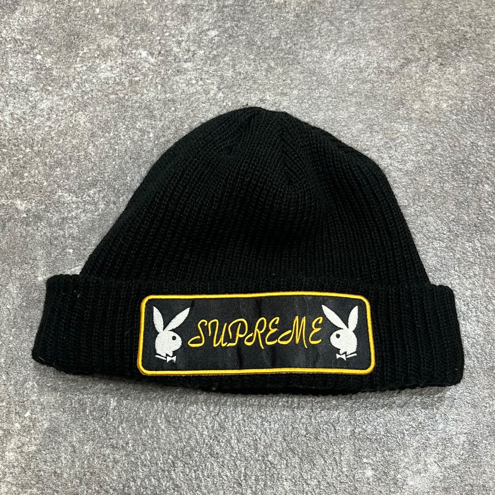 16AW Supreme Playboy Patch Beanie シュプリー 国内正規 Supreme 16AW Playboy Patch Beanie プレイボーイ