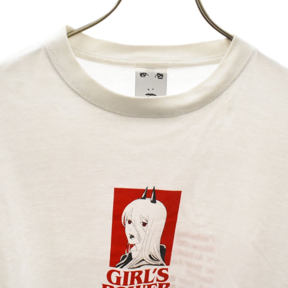 チェンソーマン パワー Tシャツ ホワイト x-girl エックスガール 18225-308-