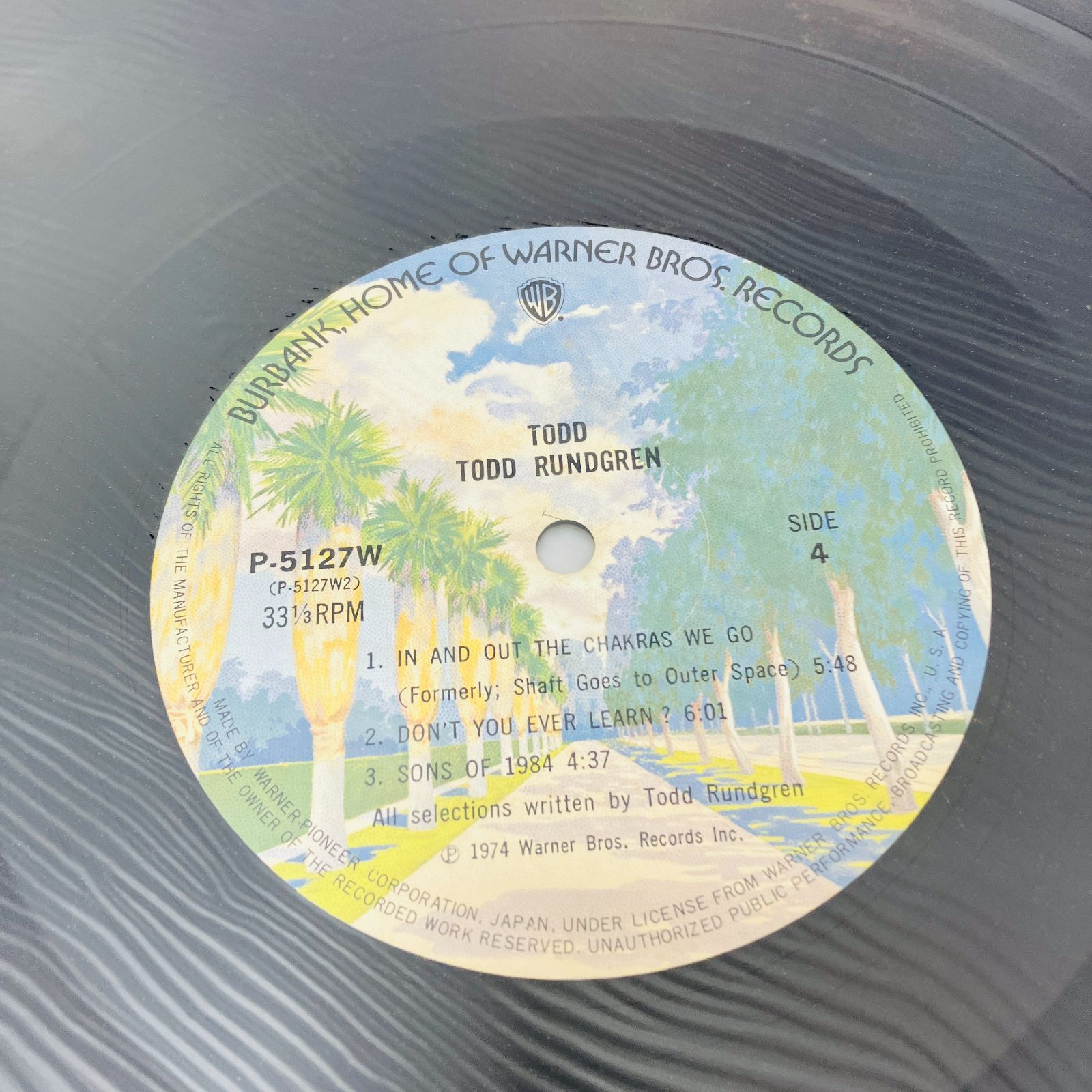 トッドラングレン　プロデュース　レコード四枚セット A【LP レコード】ToddRundgren トッドラングレン Todd Rundgren