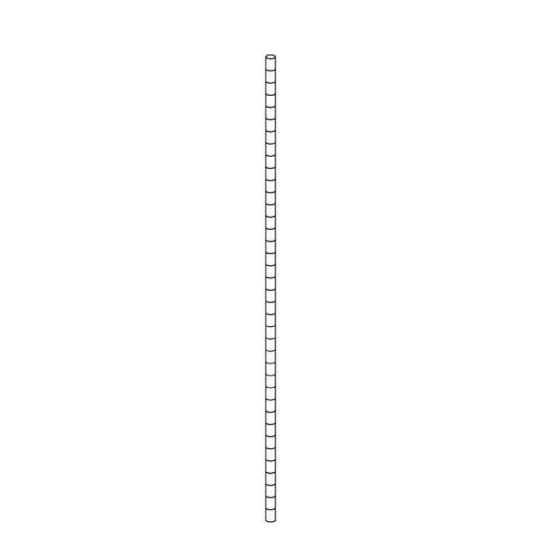 ワイヤーラック ポール(φ25.4mm) H210cmタイプ 2本 61-64-1-6 