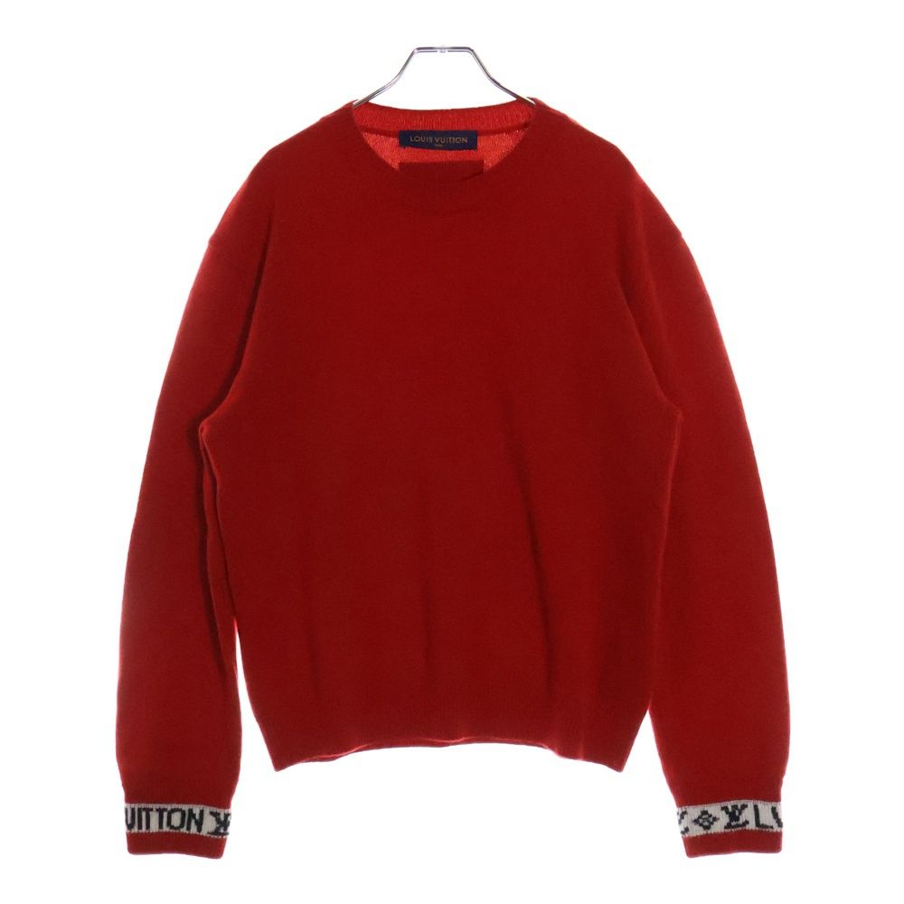 【新品・未使用】LOUIS VUITTON ルイヴィトン　長袖ニット LOUIS VUITTON (ルイヴィトン) 21AW LVカフス カシミヤ バック