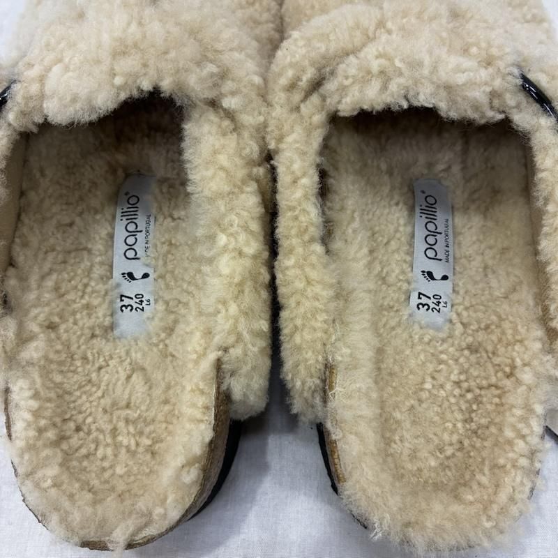 ファーサボサンダル スリッポン