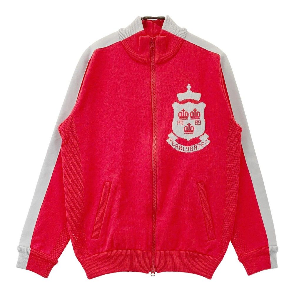 サイズ：4 PEARLY GATES パーリーゲイツ ニット ジップジャケット